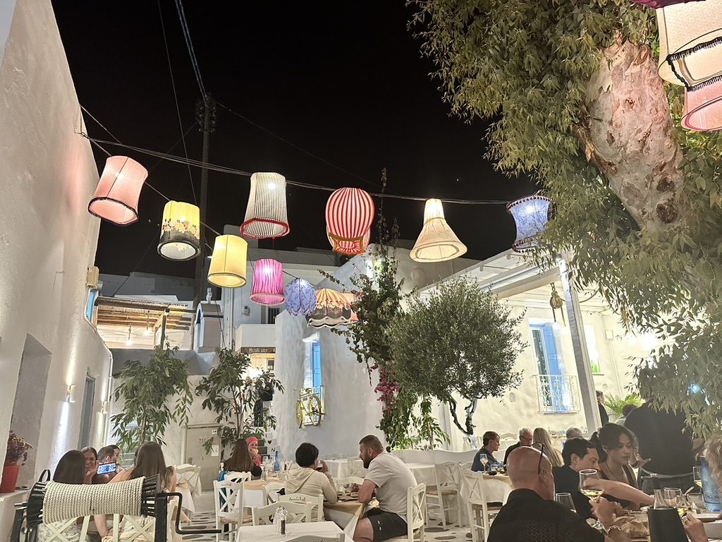 Innenbereich der Villa La Natura Naxos
