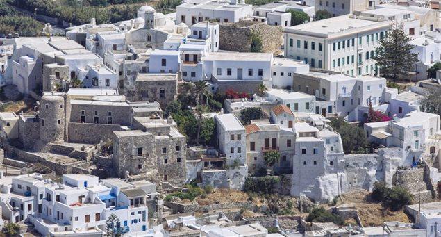 Burg und Altstadt von Naxos – nahe der Villa La Natura