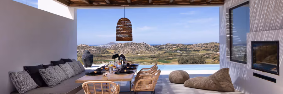 Villa La Natura Naxos – Sonnenuntergang am Aegäischen Meer
