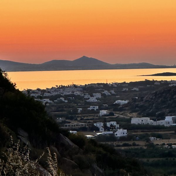 Sonnenuntergang auf Naxos – Blick von der Villa La Natura
