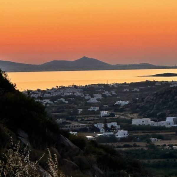 Sonnenuntergang auf Naxos – Blick von der Villa La Natura